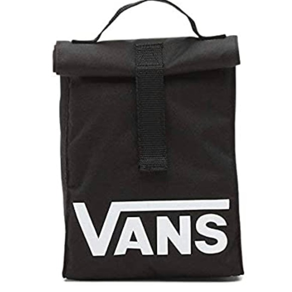 Vans Bags Vans Insulated Lunchbox Roll Top Lunch Box Black Poshmark